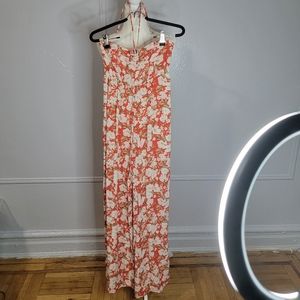 American Eagle Flowered Jumpsuit